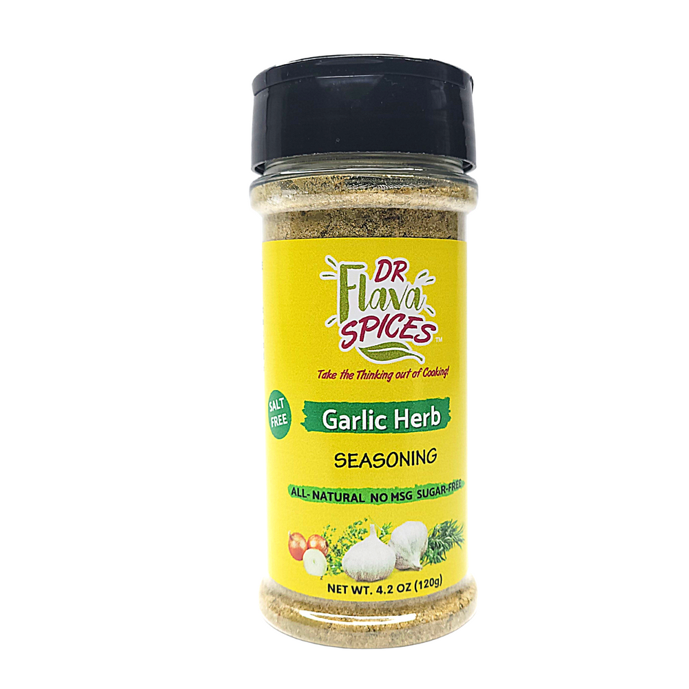 Garlic Herb (SALT-FREE) – DR Flava Spices